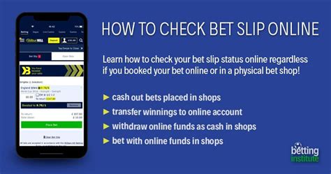 How To Check Bet Slip Online [& Cash Out Paper Slip] – .